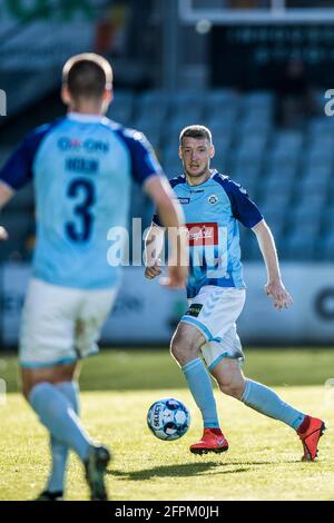 Horsens, Dänemark. Mai 2021. Patrick Banggaard (26) aus Soenderjyske beim 3F Superliga-Spiel zwischen AC Horsens und Soenderjyske in der Casa Arena in Horsens. (Foto: Gonzales Photo/Alamy Live News Stockfoto