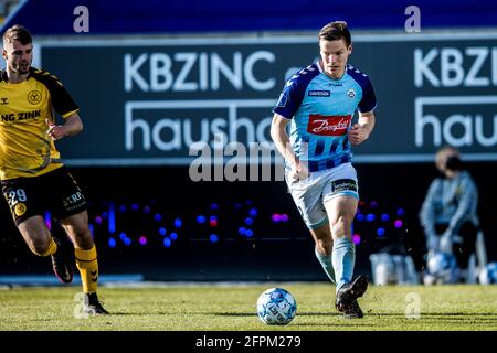 Horsens, Dänemark. Mai 2021. Stefan Gartenmann (2) von Soenderjyske beim 3F Superliga-Spiel zwischen AC Horsens und Soenderjyske in der Casa Arena in Horsens. (Foto: Gonzales Photo/Alamy Live News Stockfoto