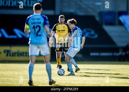 Horsens, Dänemark. Mai 2021. Julius Eskesen (7) aus Soenderjyske beim 3F Superliga-Spiel zwischen AC Horsens und Soenderjyske in der Casa Arena in Horsens. (Foto: Gonzales Photo/Alamy Live News Stockfoto