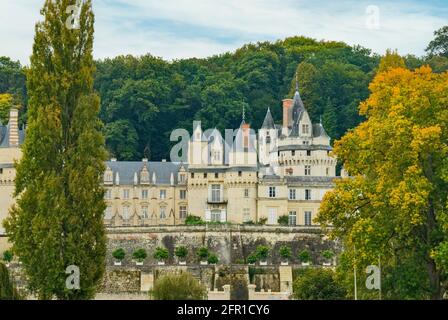 Chateau d'Usse, Loire-Tal, Frankreich Stockfoto