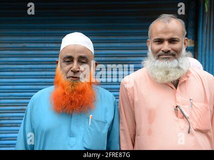 Bangladeschische Männer in Dhaka, Bangladesch. Stockfoto