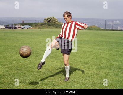 Aktenfoto vom 01-07-1969 von Len Badger, Sheffield United Ausgabedatum: Freitag, 21. Mai 2021. Stockfoto