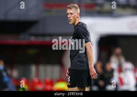 EMMEN, NIEDERLANDE - 20. MAI: Lex improvisiert NAC Breda während des niederländischen Eredivisie-Play-offs-Spiels zwischen FC Emmen und NAC am 2. Mai in De Oude Meerdijk Stockfoto