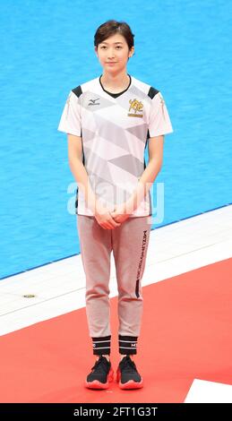 Tokio, Japan. Okt. 2020. Die japanische Schwimmerin Rikako Ikee posiert bei der Eröffnungszeremonie des Tokyo Aquatics Center für den Veranstaltungsort der Olympischen Spiele und Paralympics in Tokio am Samstag, dem 24. Oktober 2020, um Fotos zu machen. Die japanische Schwimmerin Rikako Ikee, die sich von Leukämie erholt hatte, zeigte ihr nachweisliches Schwimmen. Quelle: Yoshio Tsunoda/AFLO/Alamy Live News Stockfoto