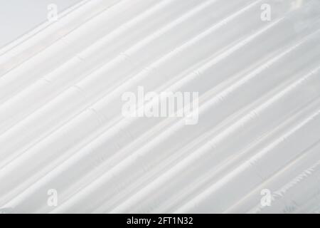 Die Textur des Luftpakets als abstrakter Hintergrund. Vollbild Stockfoto