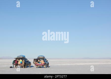 Salar de Uyuni, Bolivien Stockfoto