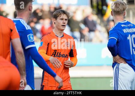 Lyngby, Dänemark. Mai 2021. Mikkel Hyllegaard (26) von Odense Boldklub, der während des 3F Superliga-Matches zwischen Lyngby Boldklub und Odense Boldklub im Lyngby Stadium gesehen wurde. (Foto: Gonzales Photo/Alamy Live News Stockfoto