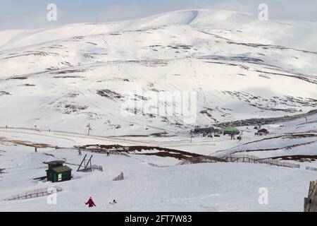 Glenshee Ski Center, Grampian, Schottland Stockfoto