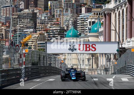 16 Nissany Roy (isr), DAMS, Dallara F2, Aktion während der FIA Formel 2-Meisterschaft 2021 in Monaco vom 21. Bis 23. Mai - Foto Florent Gooden / DPPI / LiveMedia Stockfoto