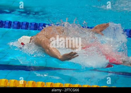 Budapest, Ungarn. Mai 2021. Maxime Grousset, Frankreich. , . LEN European Championships, Schwimmveranstaltung am 20. Mai 2021 in der Duna Arena in Budapest, Ungarn - Foto Laurent Lairys// ABACAPRESS.COM Quelle: Abaca Press/Alamy Live News Stockfoto