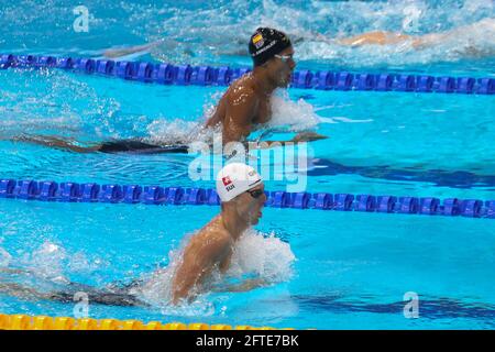 Budapest, Ungarn. Mai 2021. Jeremy Desplanches aus der Schweiz. , . LEN European Championships, Schwimmveranstaltung am 20. Mai 2021 in der Duna Arena in Budapest, Ungarn - Foto Laurent Lairys/DPPI/LiveMedia Kredit: Unabhängige Fotoagentur/Alamy Live News Stockfoto