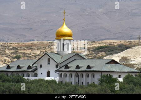 Russische Pilgerresidenz - Qasr al Yahud Stockfoto