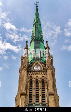 Cathedral Church of Saint James, die zur anglikanischen Episcopal Church of Canada gehört. Das Kolonialgebäude wurde von Frederick William Cumb entworfen Stockfoto