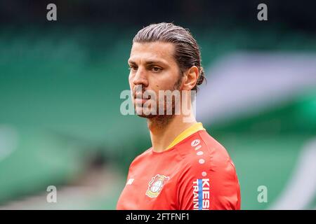 Aleksandar DRAGOVIC (LEV), Portrait, leicht zur Seite; Fußball 1. Bundesliga, 32. Spieltag, SV Werder Bremen (HB) - Bayer 04 Leverkusen (LEV) 0: 0, am 8. Mai 2021 in Bremen/Deutschland. Die DFL-Vorschriften verbieten die Verwendung von Fotos als Bildsequenzen und/oder quasi-Video Stockfoto