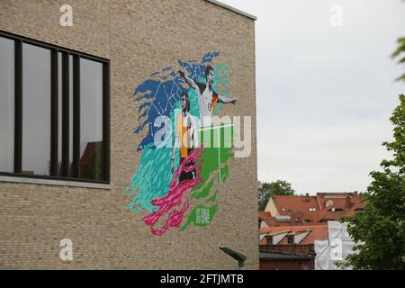 Die in Görlitz geborenen Fußball-Legenden Hans-Jürgen „Dixie“ Dörner und Michael Ballack werden in die Hall of Fame im Deutschen Fußballmuseum In Ort Stockfoto