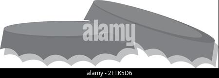 Symbol für isolierte Flaschenverschlüsse Symbol für Bier Vektorgrafik Stock Vektor