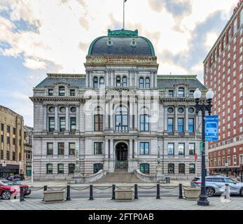 Providence City Hall / 25 Dorrance Street Stockfoto