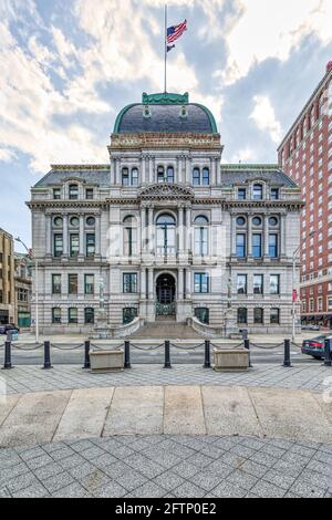 Providence City Hall / 25 Dorrance Street Stockfoto