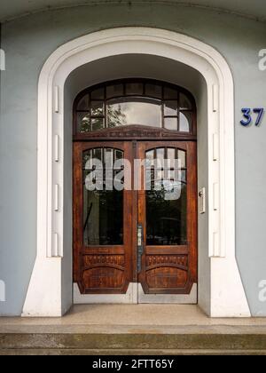 Mietung Anfang 20. c. , Curschmann St. 37 in Hamburg-Hoheluft-Ost, Deutschland, Europa Stockfoto