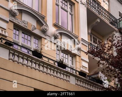 Mietung Anfang 20. c. , Curschmann St. in Hamburg-Hoheluft-Ost, Deutschland, Europa Stockfoto