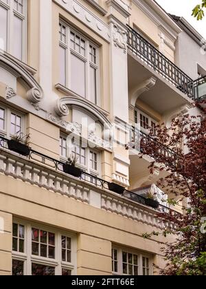 Mietung Anfang 20. c. , Curschmann St. in Hamburg-Hoheluft-Ost, Deutschland, Europa Stockfoto