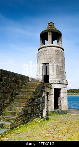 Port Logan Rhins aus Galloway Wigtownshire Stockfoto