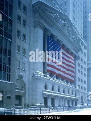 2006 HISTORISCHES WALL STREET STOCK EXCHANGE BUILDING (©GEORGE B NACH 1903) BROAD STREET FINANZVIERTEL MANHATTAN NEW YORK CITY USA Stockfoto