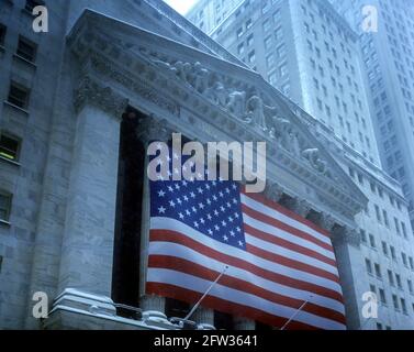 2006 HISTORISCHES WALL STREET STOCK EXCHANGE BUILDING (©GEORGE B NACH 1903) BROAD STREET FINANZVIERTEL MANHATTAN NEW YORK CITY USA Stockfoto