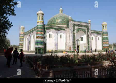 ABA Khoja Mausoleum in der Nähe der Stadt Kashgar. Xinjiang, China 2019 Stockfoto