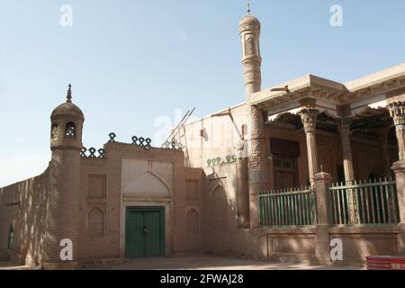 Moschee Kashgar, Xinkiang, Volksrepublik China, 2019 Stockfoto