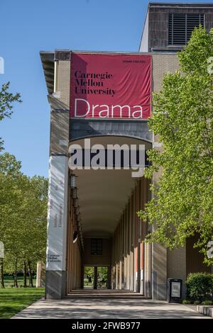 Pittsburgh Pennsylvania, USA-13. Mai 2021: Purnell Center for the Arts Building, Carnegie Mellon University Stockfoto