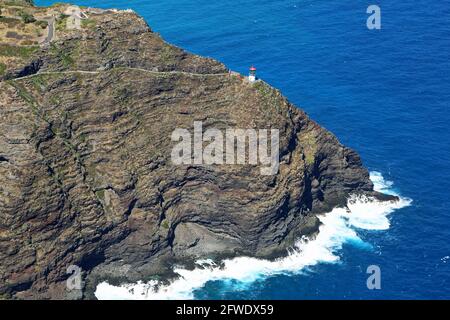 Makapuu Leuchtturm - Oahu, Hawaii Stockfoto