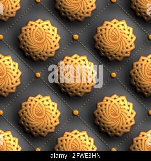 3D-Rendering des Kunststoff-Hintergrund Kachel Stockfoto