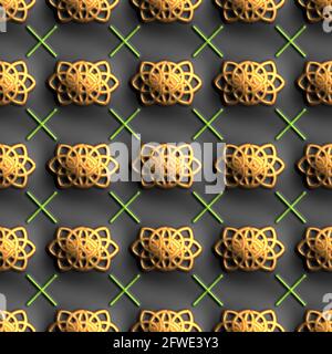 3D-Rendering des Kunststoff-Hintergrund Kachel Stockfoto