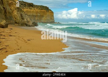 Strand an der Gibson Steps, in der Nähe von Port Campbell, Victoria, Australien Stockfoto