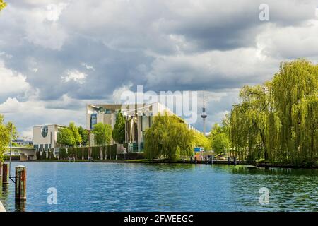 Kanzleramt in Berlin, Deutschland Stockfoto
