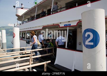 Thunersee Stockfoto