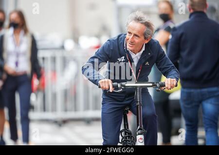 PROST Alain (Fra), Non Executive Director des Alpine F1 Teams, Portrait während der Formel 1-Weltmeisterschaft 2021, Grand Prix von Monaco vom 20. Bis 23. Mai in Monaco - Foto Antonin Vincent / DPPI / LiveMedia Stockfoto