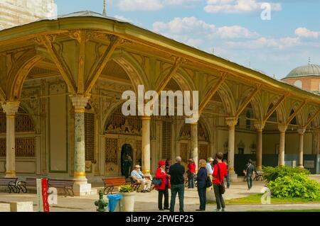 Imperial Council Hall, Topkapi-Palast, Sultanahmet, Istanbul, Türkei Stockfoto