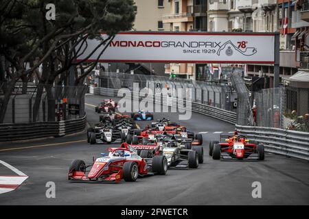 01 ARON Paul, Prema Powerteam, Aktion während der 3. Runde der Formel-Regional-Europameisterschaft 2021 von Alpine in Monaco, vom 21. Bis 23. Mai 2021 - Foto Florent Gooden / DPPI / LiveMedia Stockfoto