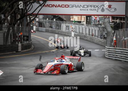 01 ARON Paul, Prema Powerteam, Aktion während der 3. Runde der Formel-Regional-Europameisterschaft 2021 von Alpine in Monaco, vom 21. Bis 23. Mai 2021 - Foto Florent Gooden / DPPI / LiveMedia Stockfoto