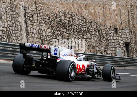 MAZEPIN Nikita (rus), Haas F1 Team VF-21 Ferrari, Aktion während der Formel-1-Weltmeisterschaft 2021, großer Preis von Monaco vom 20. Bis 23. Mai in Monaco - Foto Florent Gooden / DPPI Stockfoto