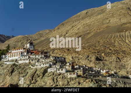 Das Diskit Moanstery im Nubra Valley Stockfoto