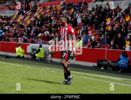 Brentford Community Stadium, London, Großbritannien. Mai 2021. English Football League Championship Football, Playoff, Brentford FC gegen Bournemouth; Ivan Toney von Brentford Kredit: Action Plus Sports/Alamy Live News Stockfoto