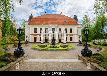 Nemzewitsch-Herrenhaus, Skoki, Gebiet Brest, Weißrussland. Stockfoto