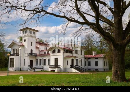 Parkanlage Prushany. Pruschany, Gebiet Brest, Weißrussland. Stockfoto