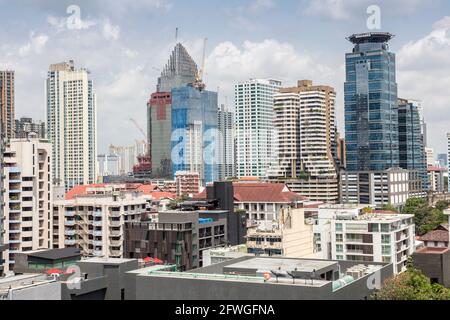 Hohe Gebäude, Bangkok, Thailand Stockfoto