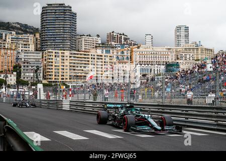 18 STROLL Lance (CAN), Aston Martin F1 AMR21, Aktion während der Formel-1-Weltmeisterschaft 2021, großer Preis von Monaco vom 20. Bis 23. Mai in Monaco - Foto Florent Gooden / DPPI Stockfoto