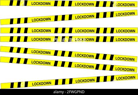 Indischer Nationalsperren aufgrund des Covid-19 Coronavirus Stockfoto