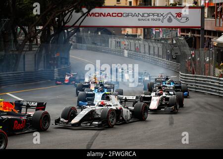 21 Boschung Ralph (Ski), Campos Racing, Dallara F2, Action während der FIA Formel 2-Meisterschaft 2021 in Monaco vom 21. Bis 23. Mai - Foto Florent Gooden / DPPI Stockfoto